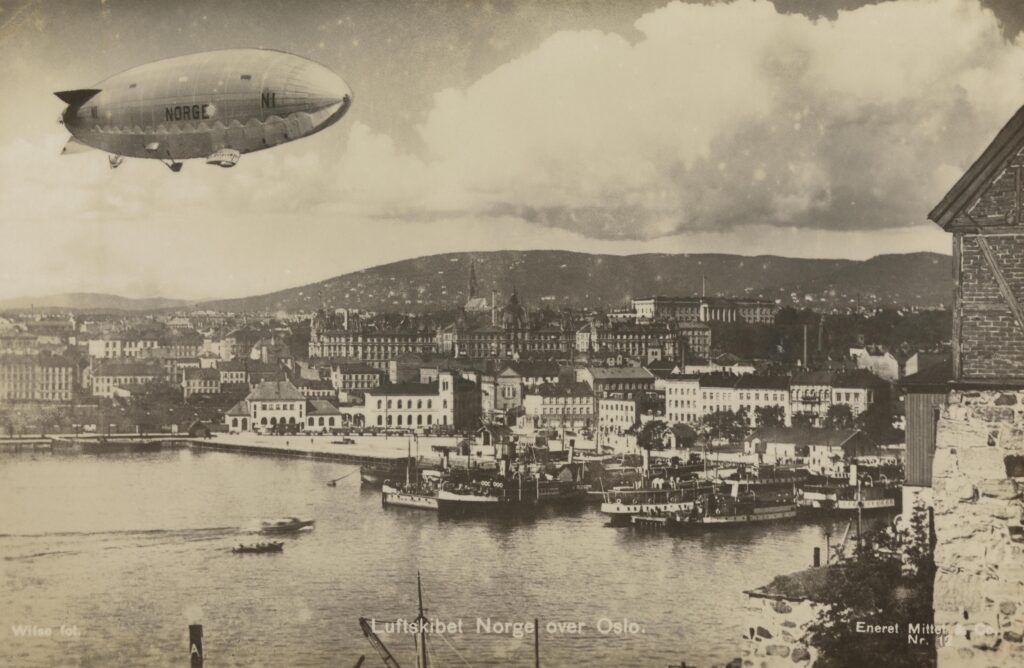 Airship Norway over Oslo
