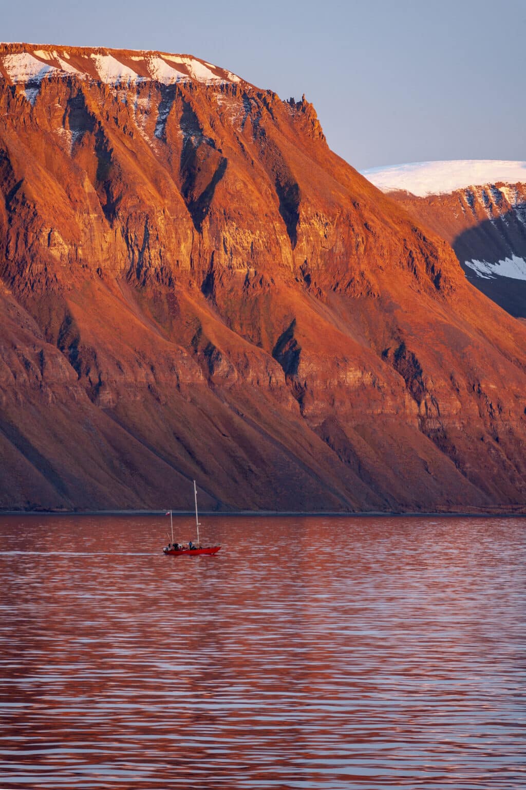 liefdefjord svalbard islands in the high arctic