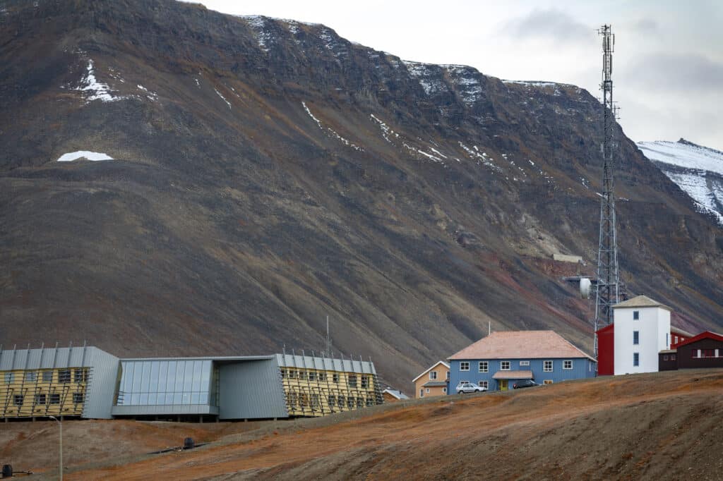 longyearbyen svalbard islands in the high arctic